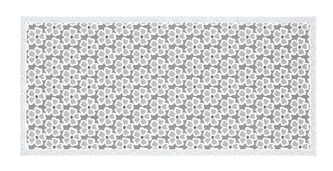 Žakárový ubrus - běhoun ROMAN 60x130 cm bílá MyBestHome