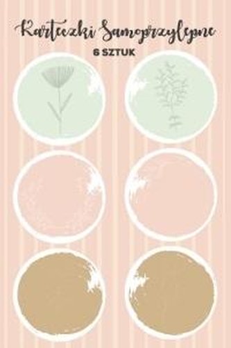 Karteczki memo kółka 6szt