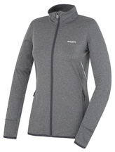 Dámská mikina na zip Astel L tm. šedá - XL