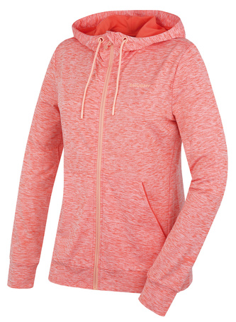 Dámská mikina s kapucí Alony L růžová - XL