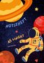 Dünnes Notizheft für Kinder - A5 liniert - Softcover Astronaut - Papier aus nachhaltiger Forstwirtschaft