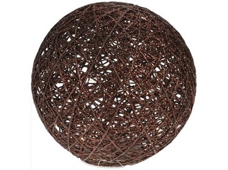 dekorace KOULE 20cm, kov., 20LED, s časovačem HN