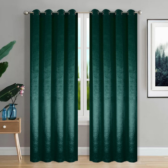 Dekorační velvet závěs GALLA 135x250 cm, petrolejová (cena za 1 kus) MyBestHome