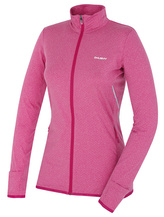 Dámská mikina na zip Astel L purpurová - XL