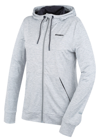 Dámská mikina s kapucí Alony L sv. šedá - XL