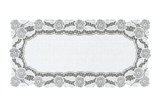 Žakárový ubrus - běhoun SABINA 60x120 cm bílá MyBestHome