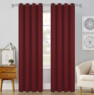 Dekorační závěs ERIC vínová 145x250 cm (cena za 1 kus) MyBestHome