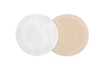 T-TOMI Odličovací tampony, sada peeling 2 týdny NATUR + prací sáček