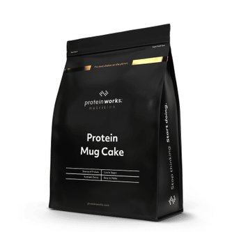 Proteinový Mug Cake Mix - The Protein Works - banana cake - 500 g