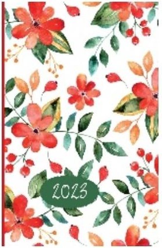 Terminarz 2023 B6+ Tyg. kwiaty MIX ARTSEZON