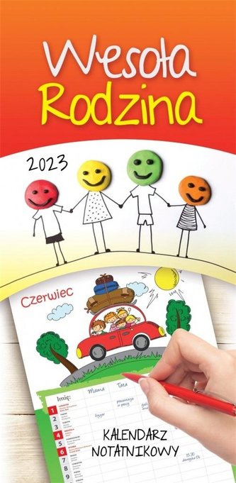 Kalendarz 2023 Terminarz rodzinny ARTSEZON