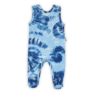 Kojenecké bavlněné dupačky Nicol Tomi modrá - velikost 74 (6-9m)