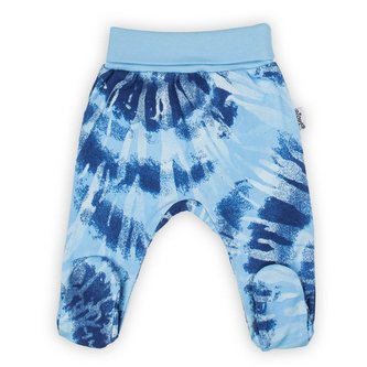 Kojenecké bavlněné polodupačky Nicol Tomi modrá - velikost 56 (0-3m)