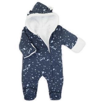 Zimní kojenecký overal Nicol Max dark - velikost 80 (9-12m)