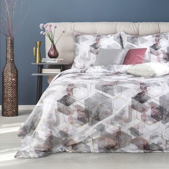 Povlečení REBECA 100% saténová bavlna 1x 200x220 cm, 2x povlak 70x80 cm francouzské povlečení MyBestHome