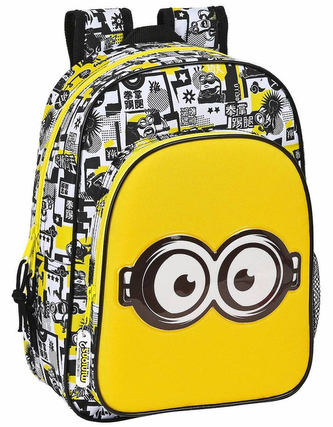 Dětský batoh Minions|Mimoni: Eyes (objem 10 litrů|26 x 34 x 11 cm) žlutý polyester