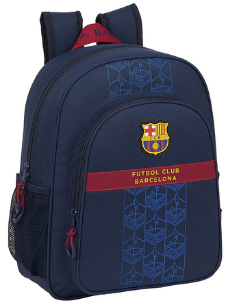 Junior dětský batoh FC Barcelona: (objem 15 litrů|38 x 32 x 12 cm) modrý polyester