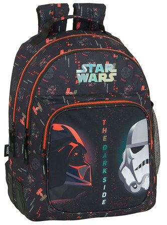 Školní batoh Star Wars|Hvězdné války: The Dark Side (objem 20 litrů|32 x 42 x 15 cm) černý polyester