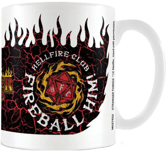 Keramický hrnek Netflix|Stranger Things: Klub Hellfire (objem 315 ml)