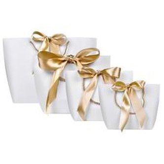 Ostatní značky Dárková taška se zlatou stuhou 1 ks Varianta S unisex