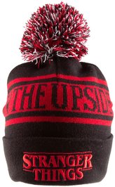 Zimní čepice Stranger Things: The Upside Down (univerzální) černá
