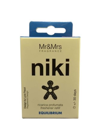Mr&Mrs Fragrance Niki Big Equilibrium - vůně do auta - náhradní náplň unisex