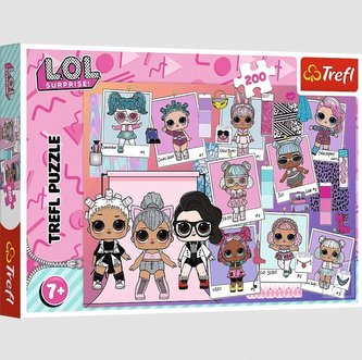 Puzzle 200 sladkých bábik TREFL
