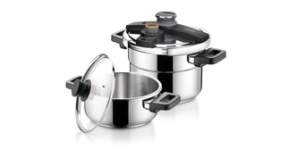 TESCOMA Tlakový hrnec ULTIMA DUO 4,0 a 6,0 l