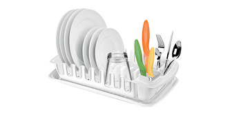 TESCOMA Odkapávač s podnosem CLEAN KIT, bílý