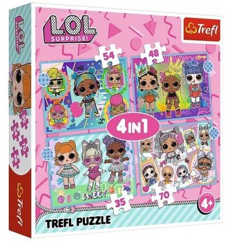 Puzzle 4v1 Zoznámte sa s bábikami TREFL