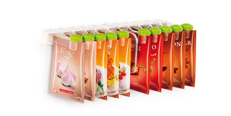 TESCOMA Násypky pro sáčky s kořením SEASON 10 ks, na závěsné liště