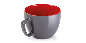 TESCOMA Extra velký hrnek CREMA SHINE, šedá