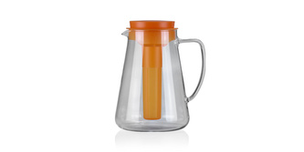 TESCOMA Džbán TEO 2,5 l, s vyluhováním a chlazením, oranžová TESCOMA Džbán TEO 2,5 l, s vyluhováním a chlazením, oranžová