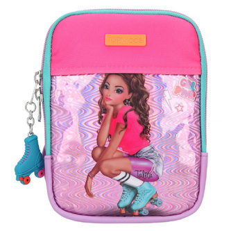 Taštička přes rameno Top Model, Talita, GRL PWR, růžová s psychadelickým efektem | 0411688_A