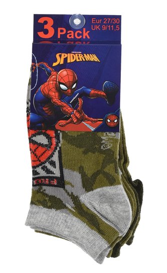 SADA 3 KS PONOŽKY SPIDERMAN - velikost 23-26