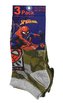 SADA 3 KS PONOŽKY SPIDERMAN - velikost 23-26