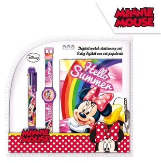 SOUPRAVA ZÁPISNÍK, HODINKY A PROPISKA MINNIE