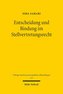 Entscheidung und Bindung im Stellvertretungsrecht