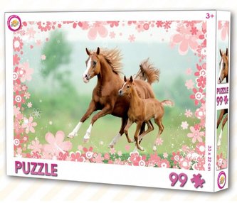 PUZZLE KONĚ