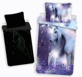 POVLEČENÍ UNICORN - SVÍTÍCÍ VE TMĚ