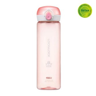 LÁHEV NA VODU "BISFREE ONE TOUCH" 550ML, RŮŽOVÁ