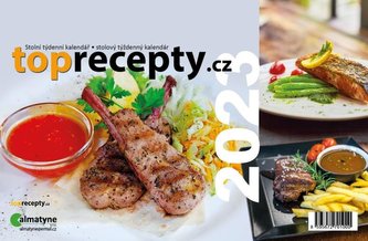 Kalendár 2023 Top recepty, stolný, týždenný, 214 x 140 mm