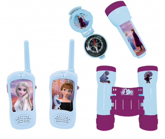 Set Frozen - vysielačky, ďalekohľad, baterka