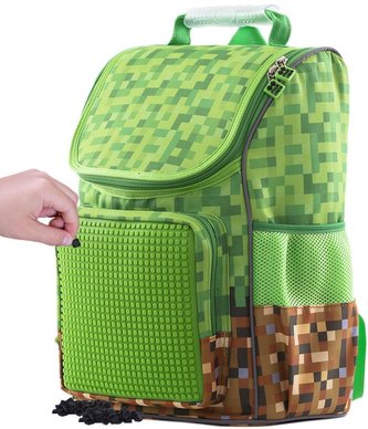 Školský batoh Minecraft: Squares In Game (objem 21 litrov|28 x 37 x 20 cm)