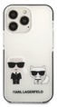 Karl lagerfeld TPE puzdro iPhone 13 Pro, biele