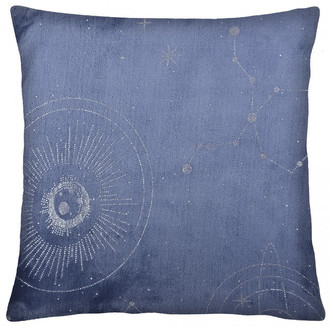 Polštář GALAXY modrá Essex 40x40cm, mikrovlákno