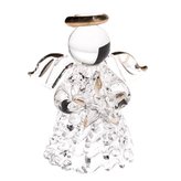 Skleněný anděl s hvězdou, v krabičce, 24/288