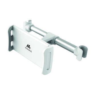 MISURA držiak tabletu a mobilu do auta bielo strieborný