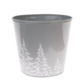 Kovový obal na květináč, 0/120