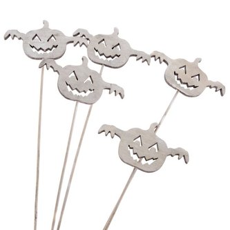 Dřevěný zápich - dýně - sada 5ks, 0/48